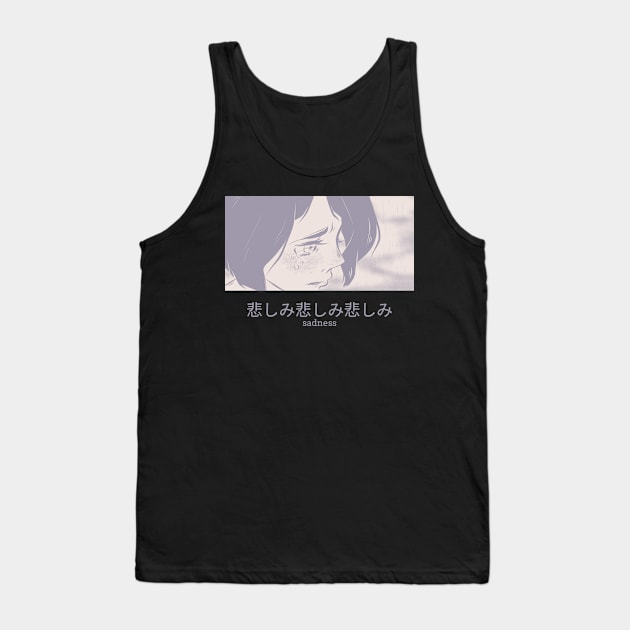 Sadness Sad Feelings Emotional Tank Top by Tip Top Tee's